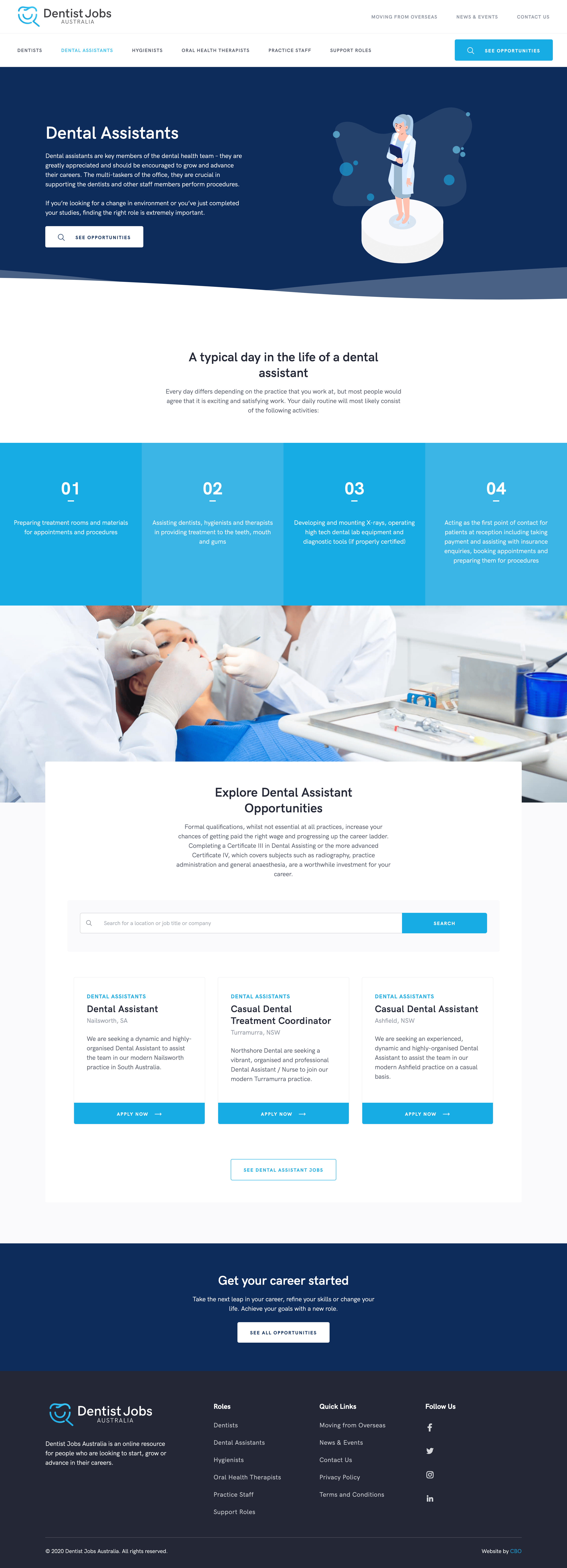 Dental Assistant Page